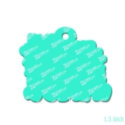Alternative view of V is for Vodka – Mini Acrylic Charm Blank (1.5") | Optional Sticker or UV DTF