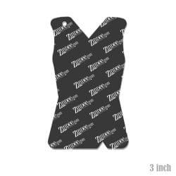 Alternative view of Varsity Cheer Uniform – Acrylic Keychain Blank (3") | Optional Sticker or UV DTF