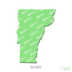 Alternative view of Vermont – Acrylic Badge Reel Blank (2") No Hole | Optional Sticker or UV DTF