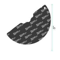 Watermelon Slice – Acrylic Keychain Blank (3") | Optional Sticker or UV DTF - Image 2