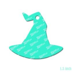 Alternative view of Witch Hat – Mini Acrylic Charm Blank (1.5") | Optional Sticker or UV DTF