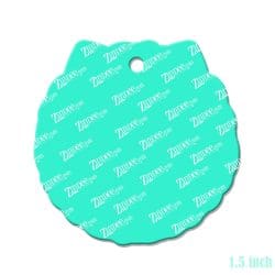 Alternative view of Wreath – Mini Acrylic Charm Blank (1.5") | Optional Sticker or UV DTF