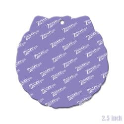 Alternative view of Wreath – Acrylic Keychain Blank (2.5") | Optional Sticker or UV DTF