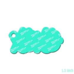 Alternative view of XOXO – Mini Acrylic Charm Blank (1.5") | Optional Sticker or UV DTF