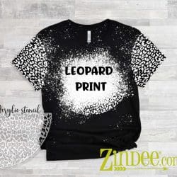 Leopard Print- Acrylic Stencil
