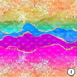 Alternative view of Agate Glitter Rainbow (vinyl)