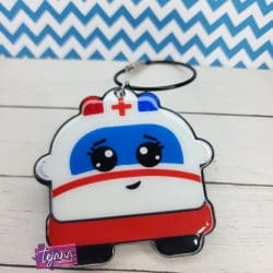 Ambulance Baby – Acrylic Keychain Blank (3") | Optional Sticker or UV DTF