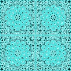 Aqua Bandana  seamless (digital paper)
