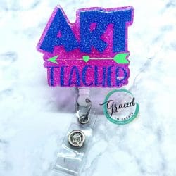 Art Teacher – Acrylic Badge Reel Blank (2") No Hole | Optional Sticker or UV DTF - Image 3