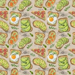Avocado Toast seamless (digital paper)