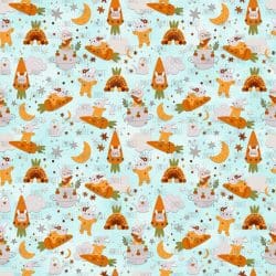 Baby Bunnies Blue seamless (digital paper)