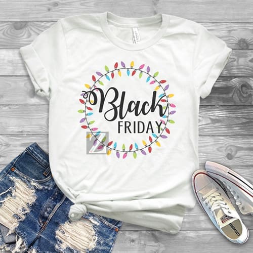 Black Friday Christmas Lights (Sublimation Transfer) - Image 2