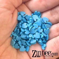 Alternative view of Blue Hearts Polymer Clay