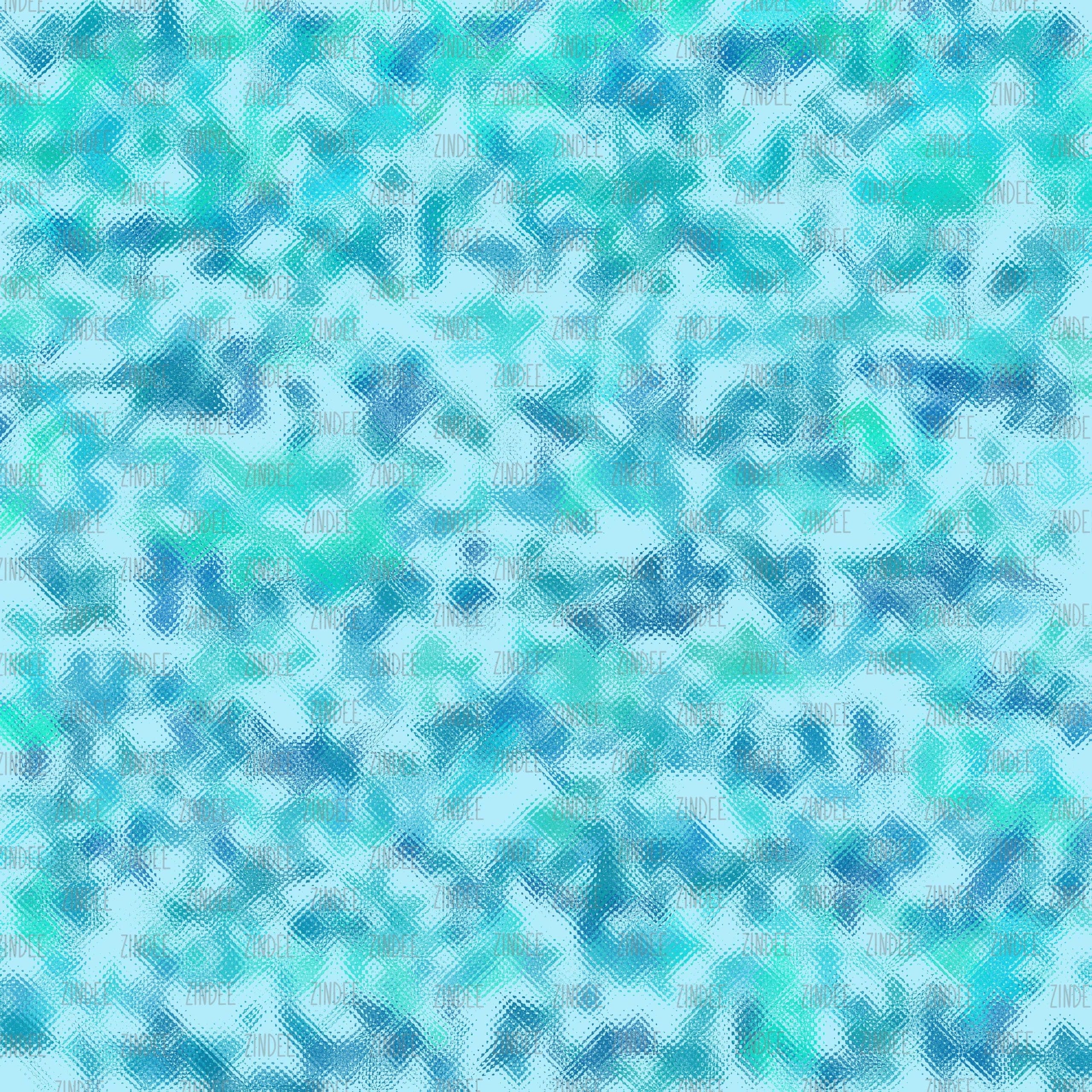 Blue Teal Abstract (digital paper)