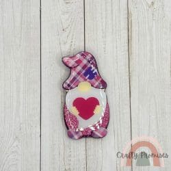 Boy Gnome – Acrylic Badge Reel Blank (2") No Hole | Optional Sticker or UV DTF - Image 3