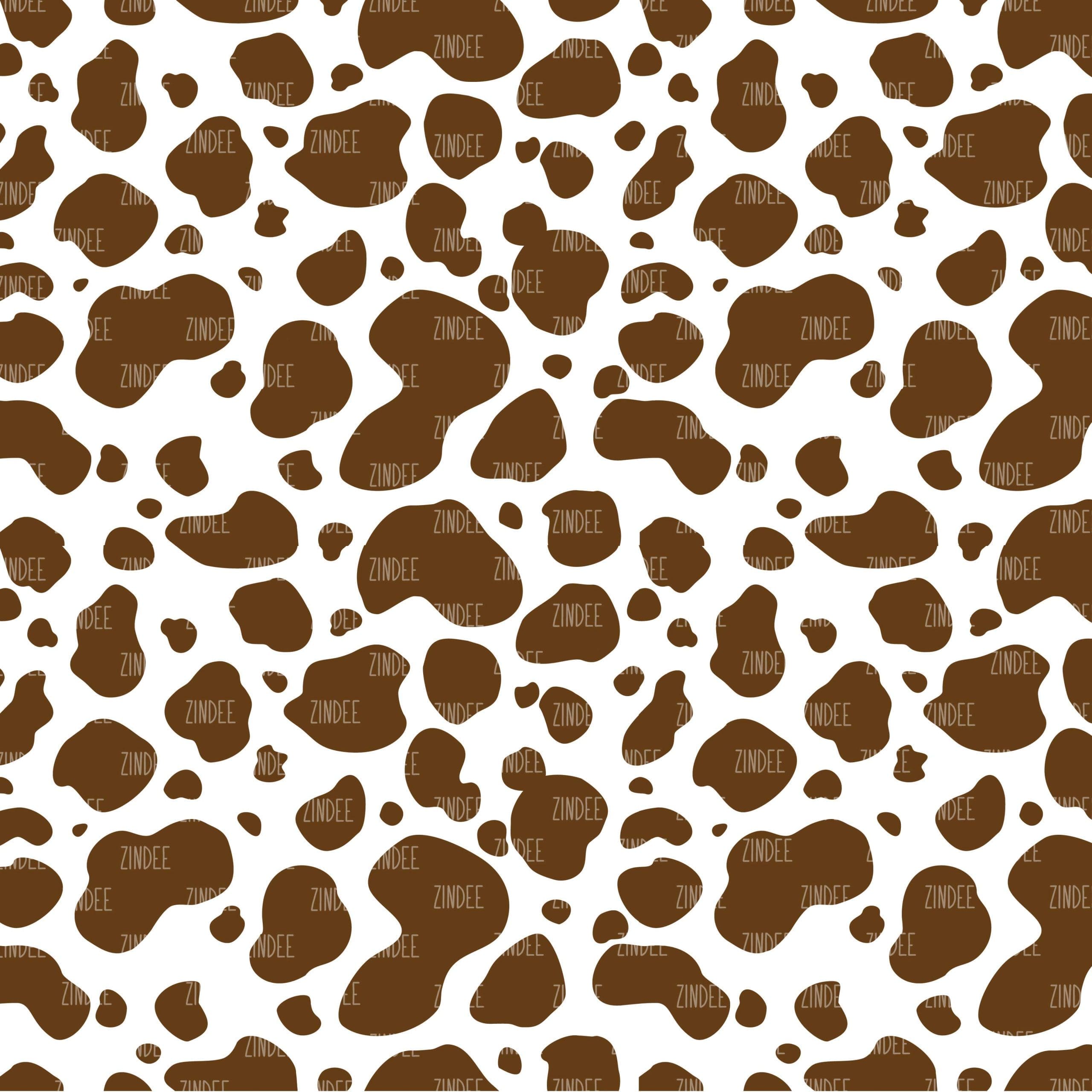 Cow Print Brown (vinyl)