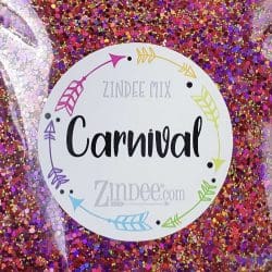 Carnival Polyester Glitter (BAG) ZINDEE MIX