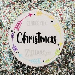 Christmas Polyester Glitter (BAG) ZINDEE MIX