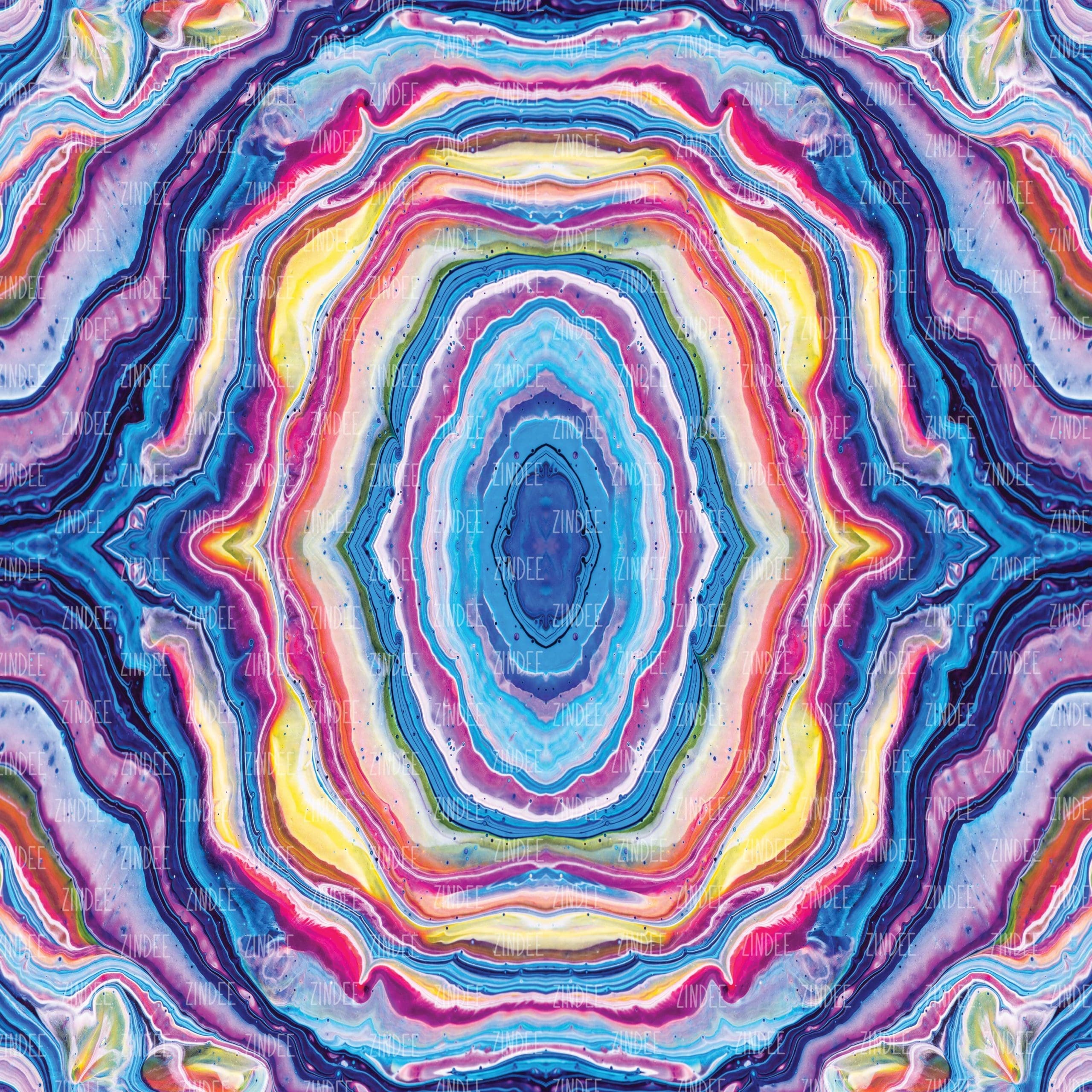 Colorful Geode seamless (vinyl)