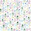 Colorful Sketch Presents seamless (digital paper)