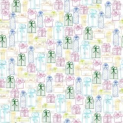 Colorful Sketch Presents seamless (vinyl)