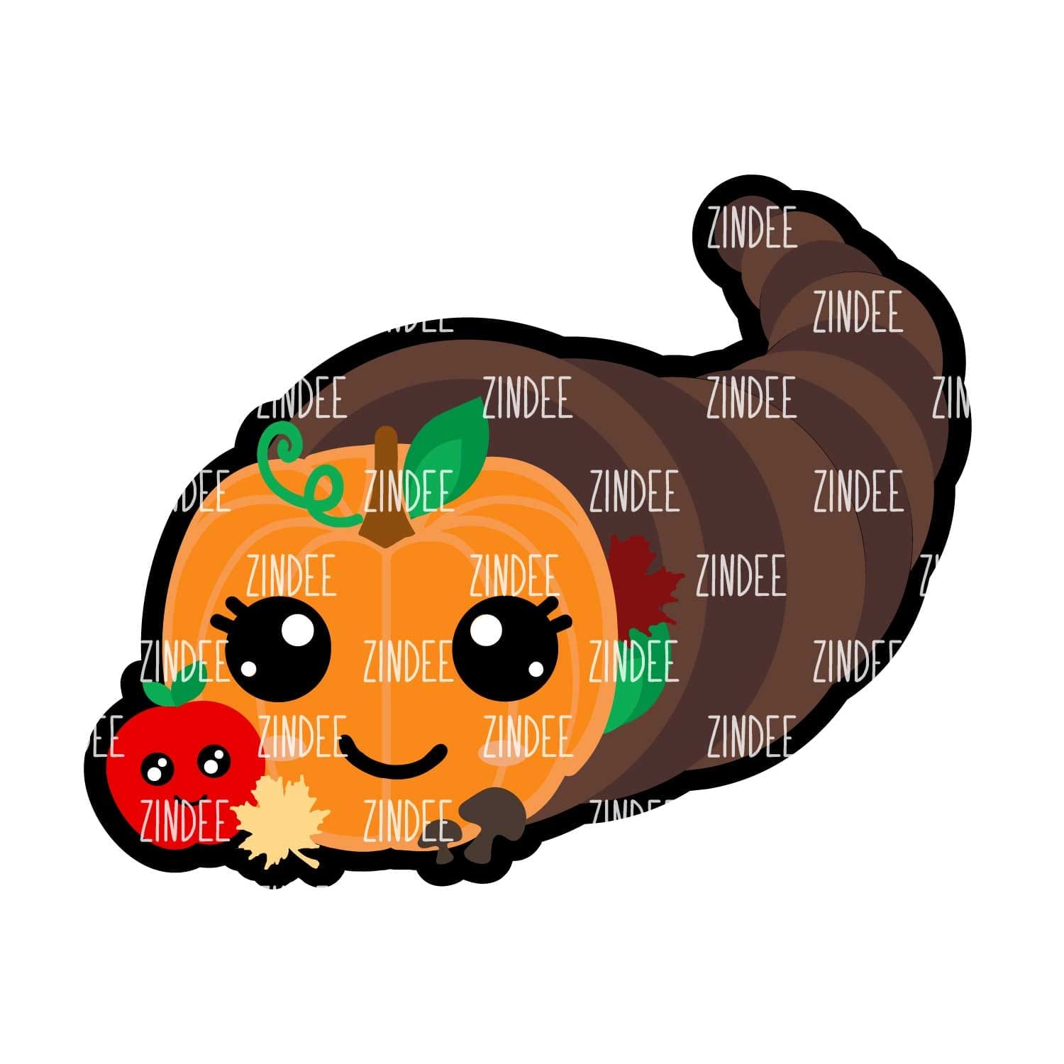 Cornucopia – Mini Acrylic Charm Blank (1.5") | Optional Sticker or UV DTF