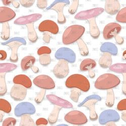Cute Mushrooms (digital paper)