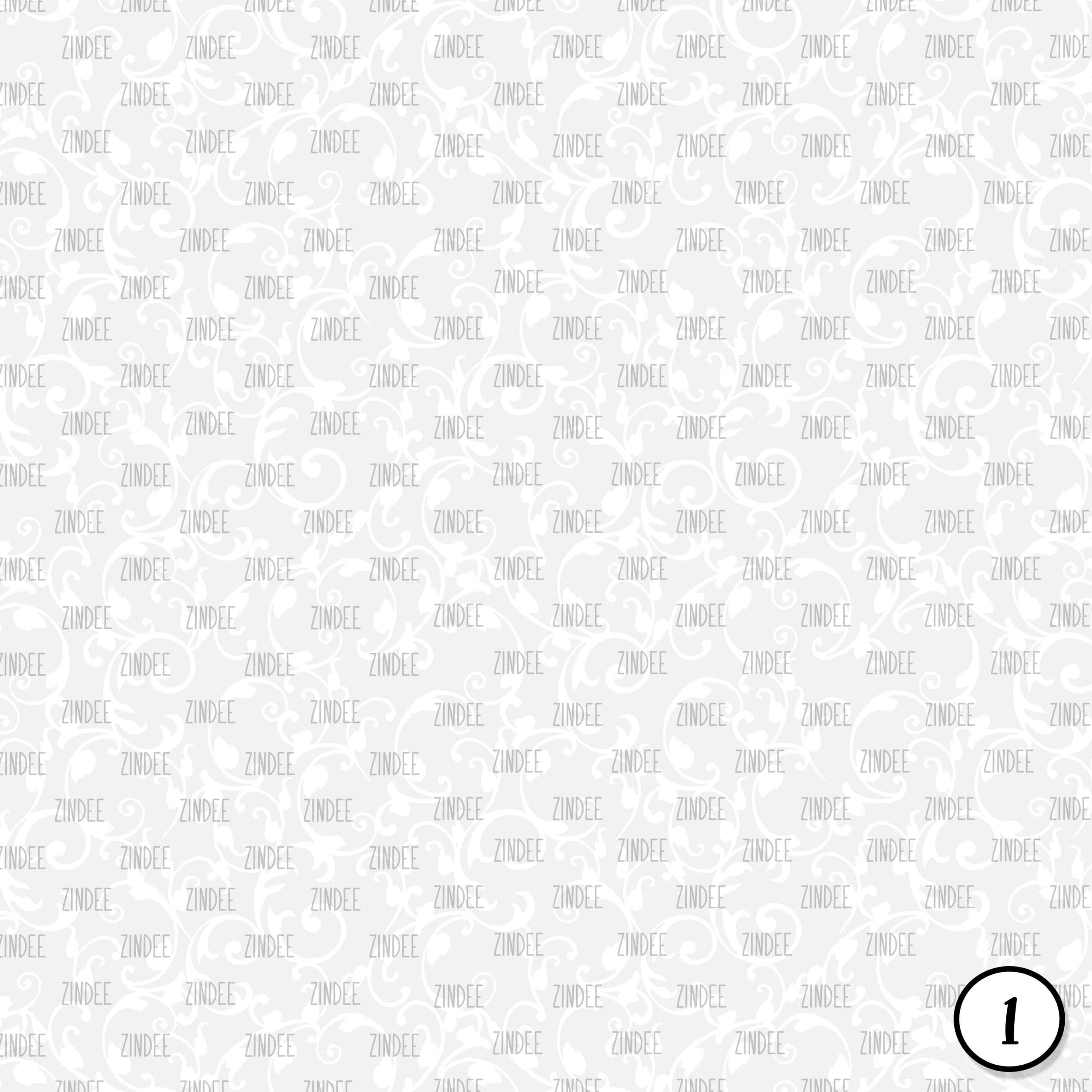 Damask White (vinyl) - Image 2