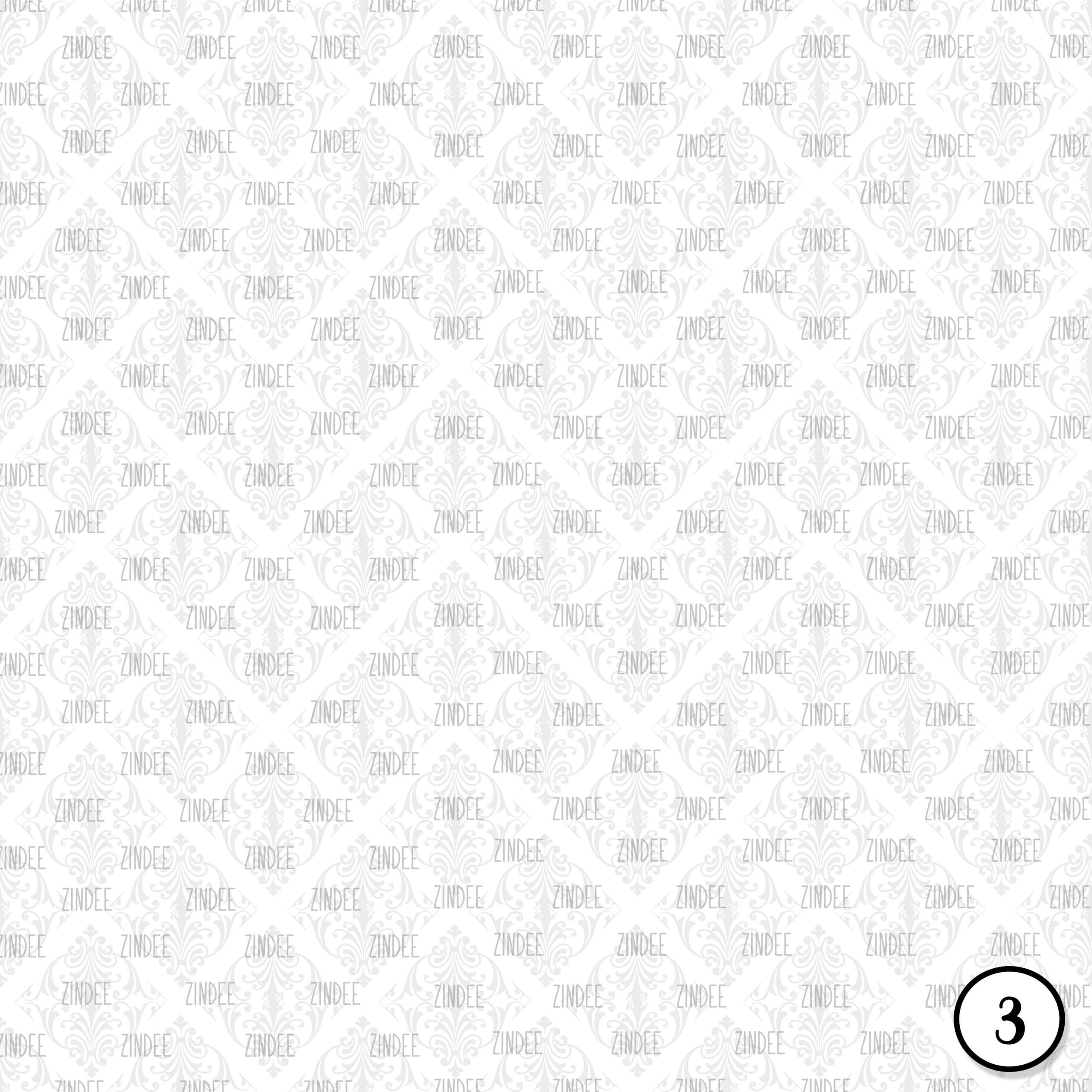 Damask White (vinyl) - Image 4