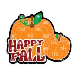 Fall Pumpkins – Acrylic Keychain Blank (3") | Optional Sticker or UV DTF