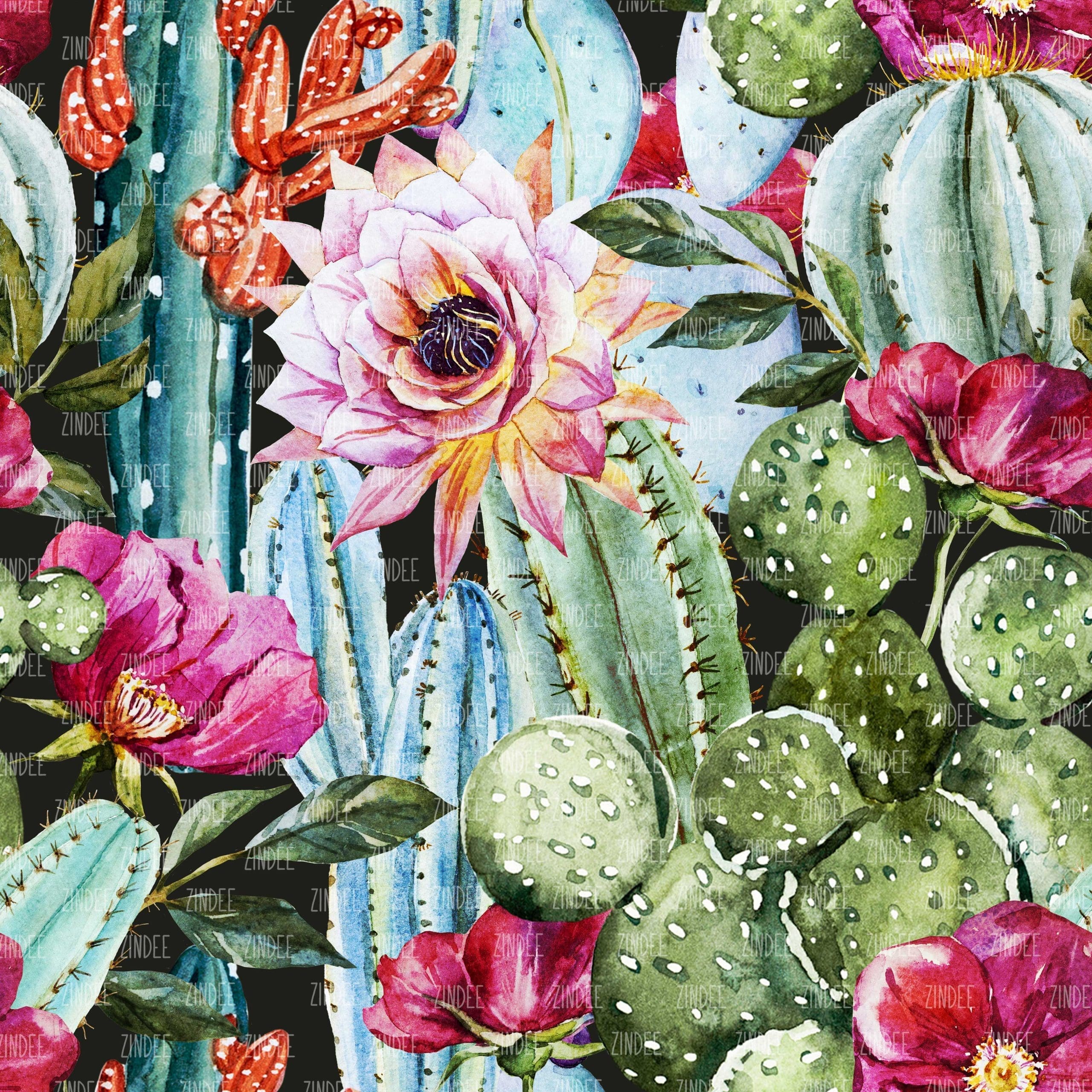 Floral Cactus (vinyl)