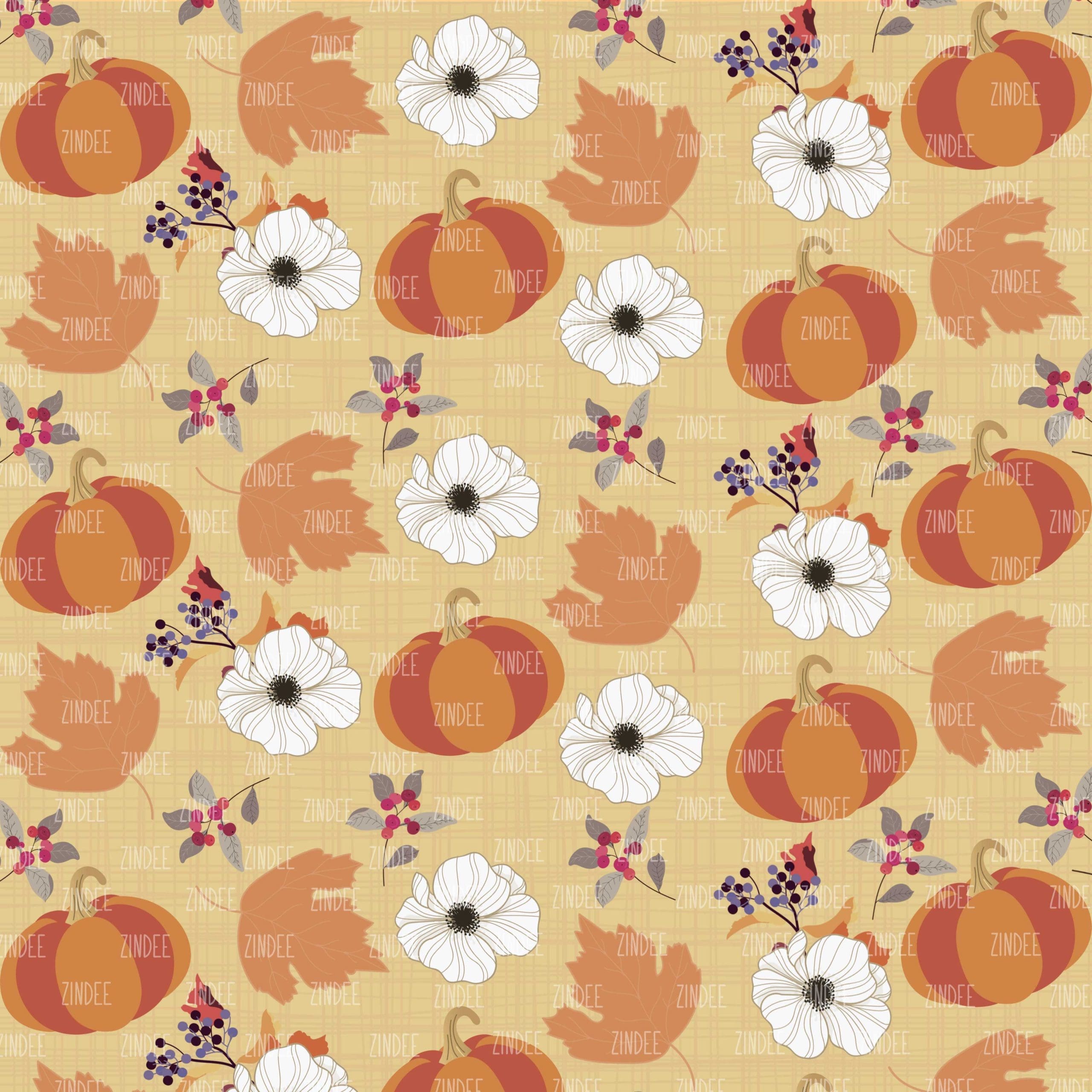 Floral Harvest (digital paper)