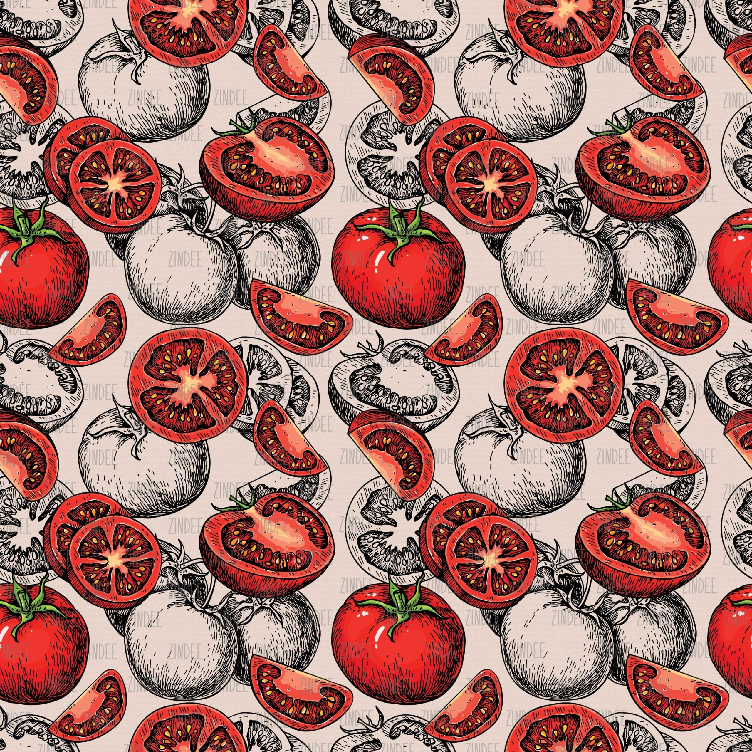 Fresh Tomatoes (digital paper)
