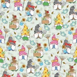 Gnomes Garden seamless (vinyl)