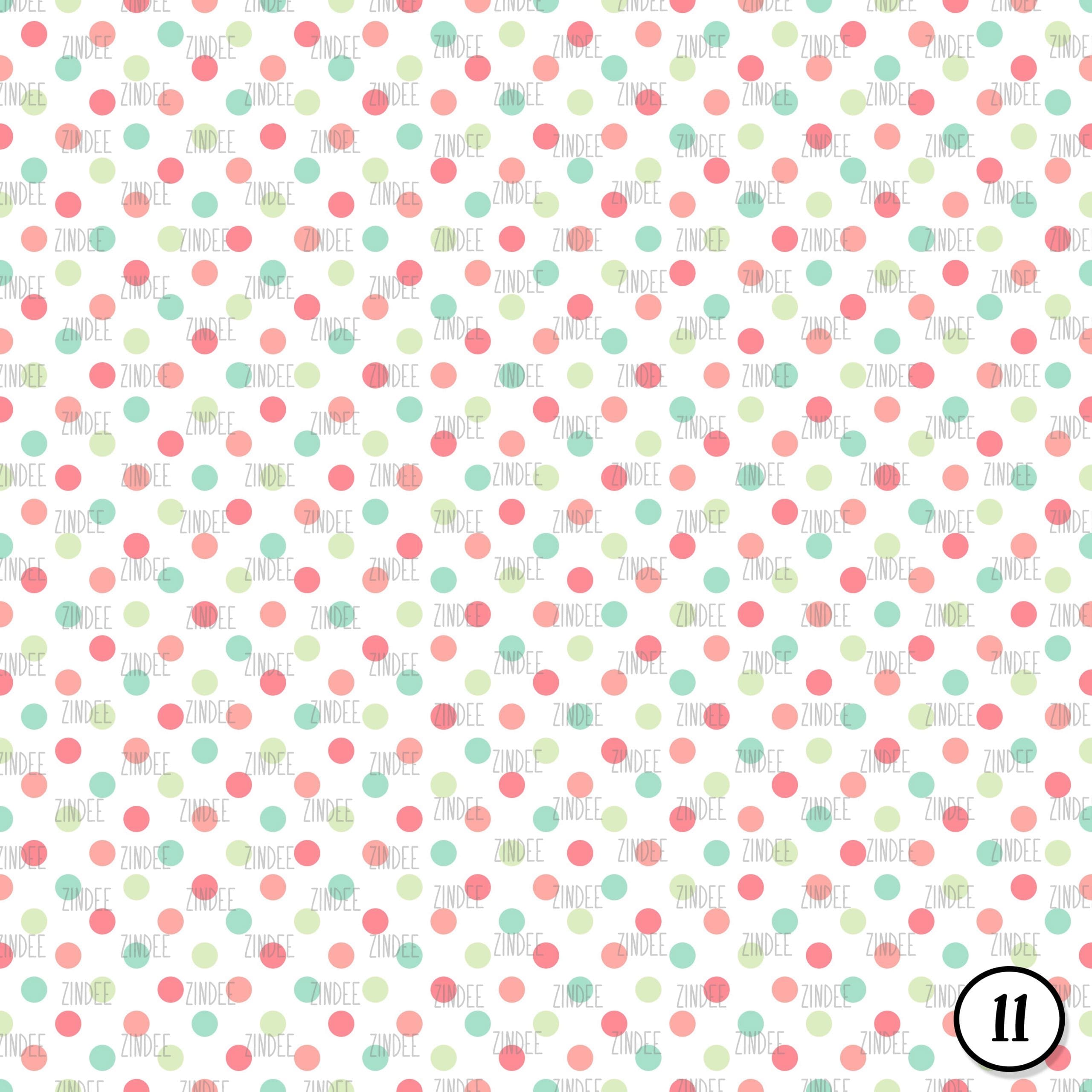 Geometric Peachy Mint Vinyl (vinyl) - Image 12