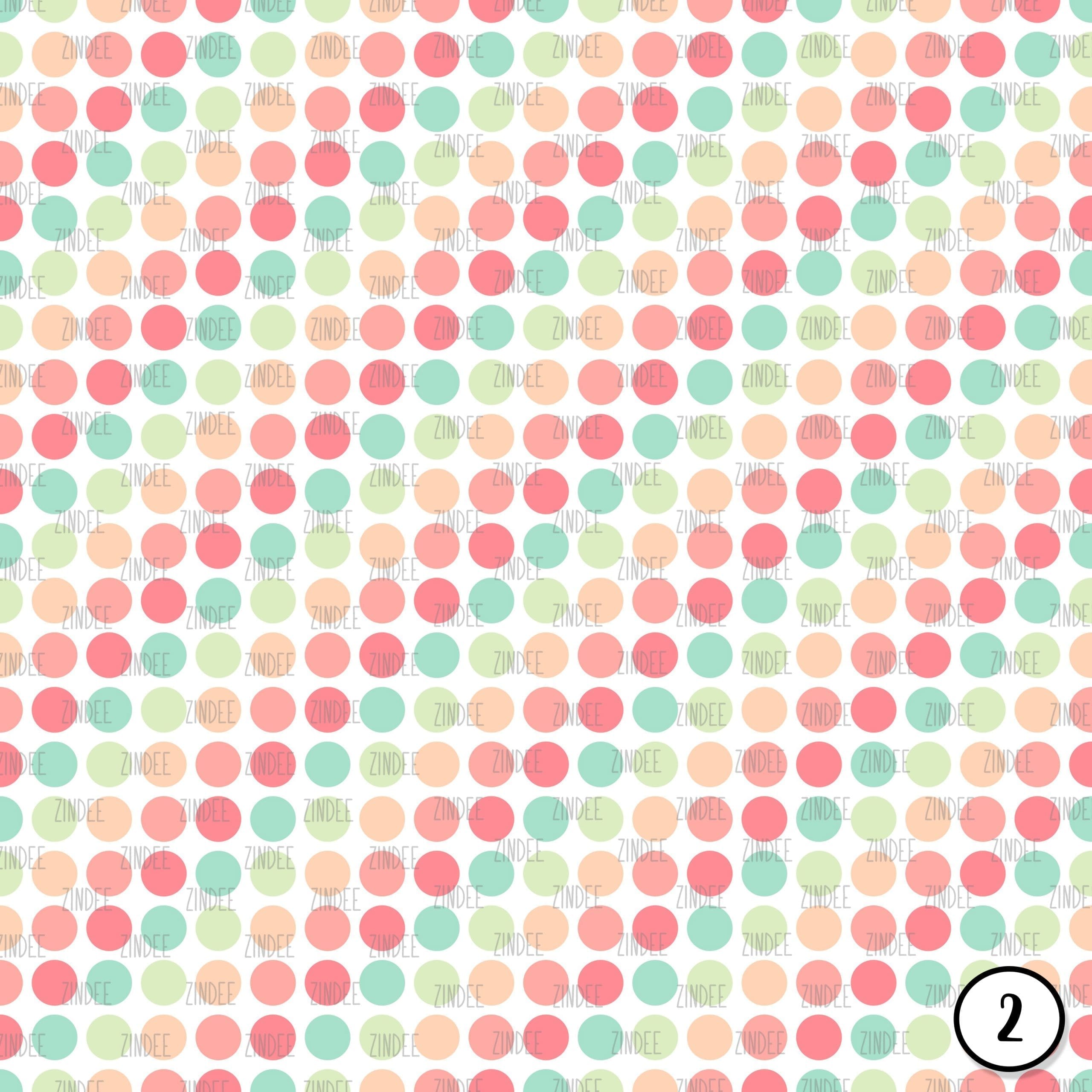 Geometric Peachy Mint Vinyl (vinyl) - Image 3
