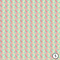 Geometric Peachy Mint Vinyl (vinyl) - Image 6