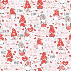 Gnomes Sweet Valentine seamless (vinyl)