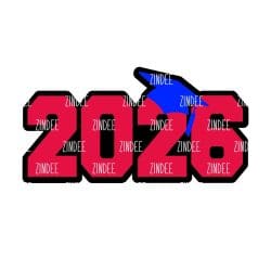 Grad Cap 2026 – Acrylic Keychain Blank (3") | Optional Sticker or UV DTF