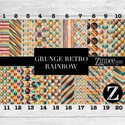 Grunge Retro Rainbow (vinyl)