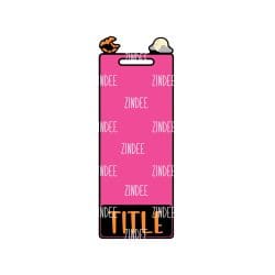 Alternative view of Halloween Badge Buddy Vertical (Extended-Version) (lightweight acrylic)
