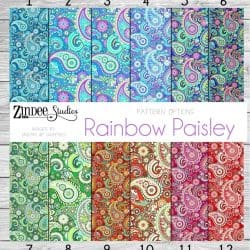 Rainbow Paisley (vinyl)