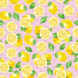 Lemons Pink 2 seamless (digital paper)