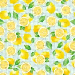 Lemons Turquoise 2 seamless (digital paper)
