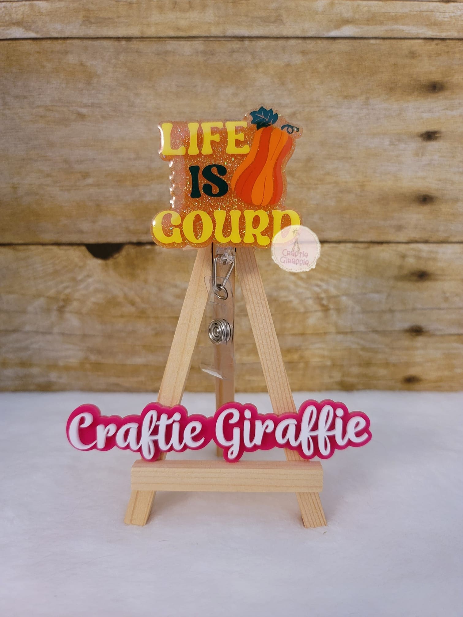 Life is a Gourd acrylic blank (2 inch) NO HOLE - Image 3