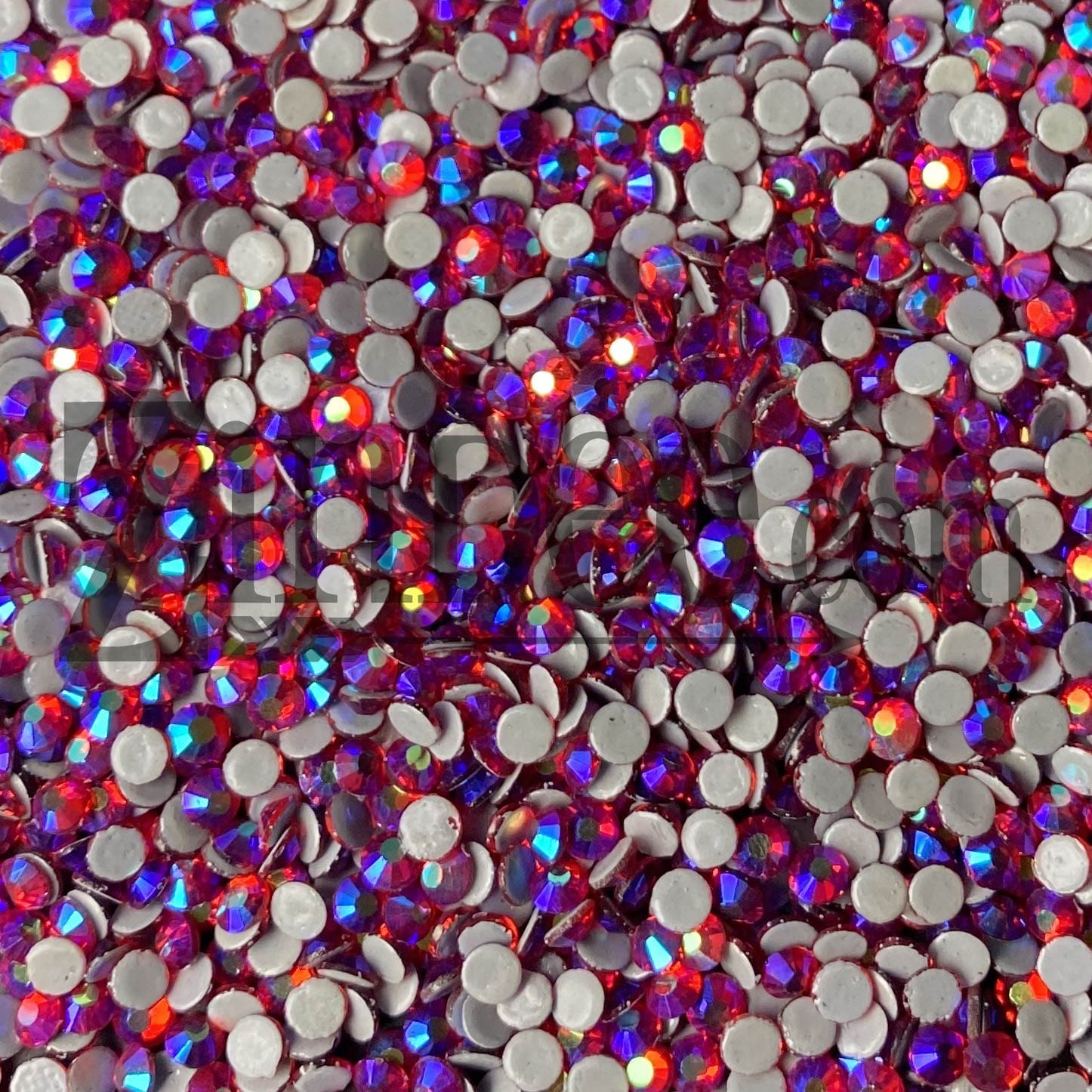 Light siam AB Hotfix Rhinestone ss10 (machine cut) 10 Gross - Image 2