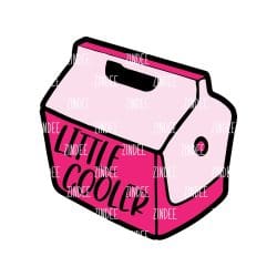 Little Cooler – Acrylic Keychain Blank (3") | Optional Sticker or UV DTF