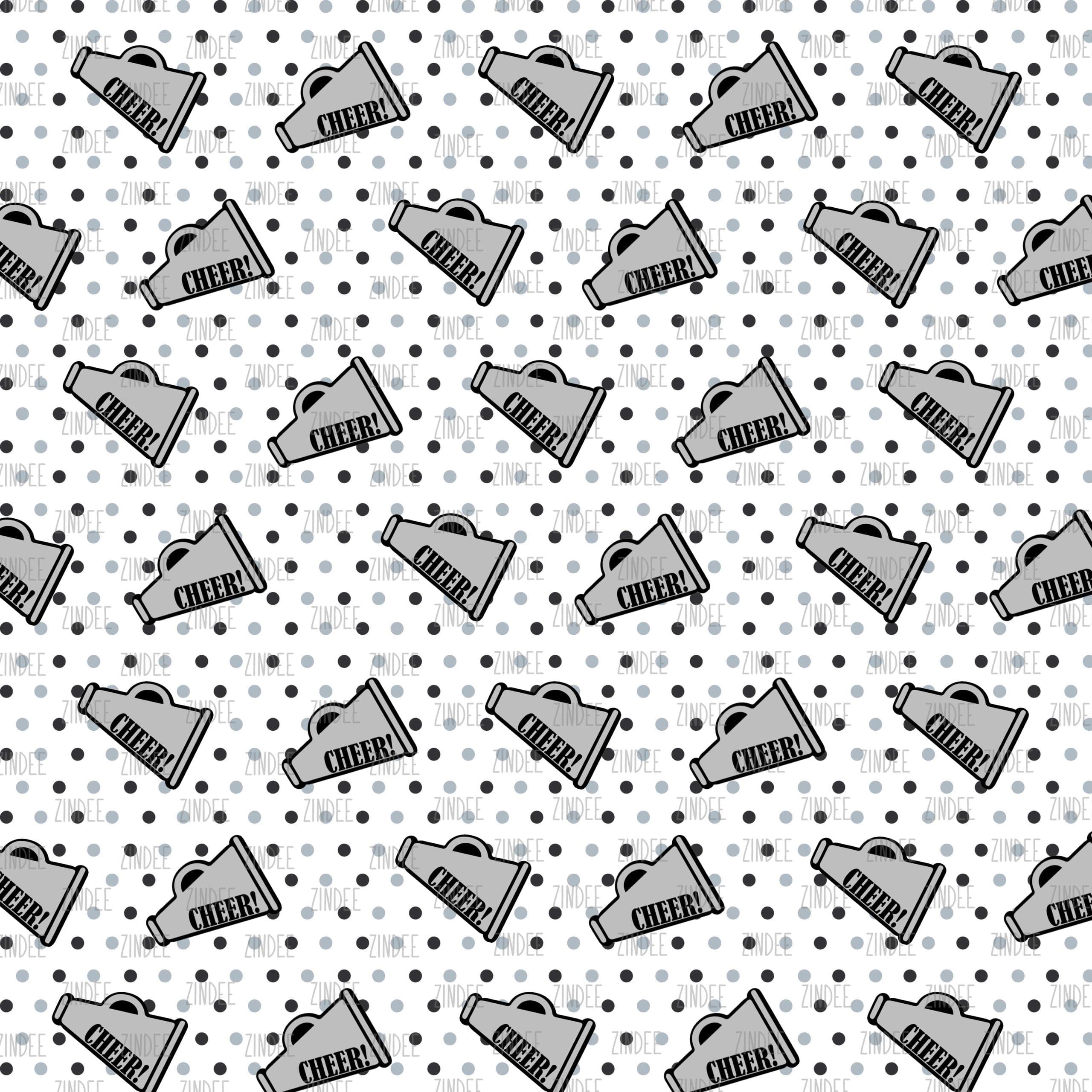 Cheer Megaphone (digital paper)