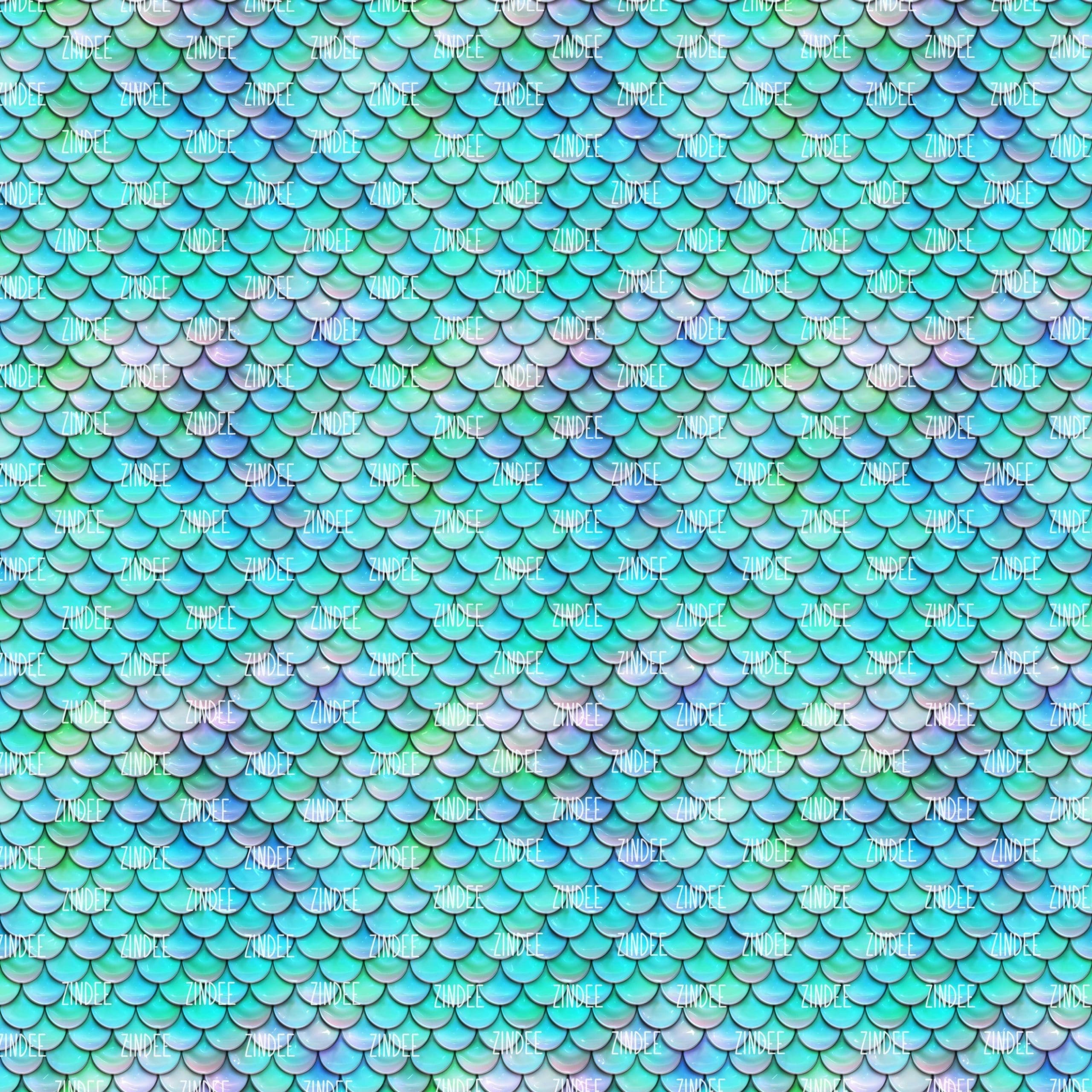 Mermaid Green and Blue (vinyl)