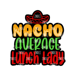 Nacho Average Lunch Lady – Mini Acrylic Charm Blank (1.5") | Optional Sticker or UV DTF